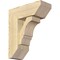 Ekena Millwork Balboa Slat Rough Sawn Bracket w/ Offset Brace, Douglas Fir, 8"W x 20"D x 24"H BKT0806X20X24BOA06RDF - alternate 1